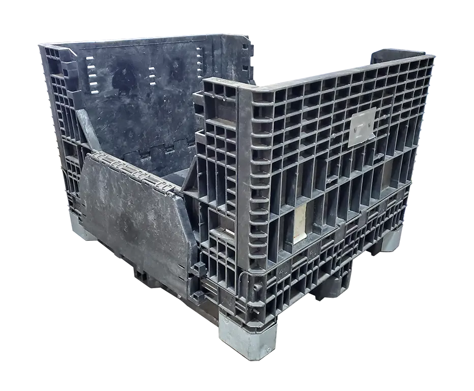 40x48x34 Used Collapsible Bulk Container (2 Doors)