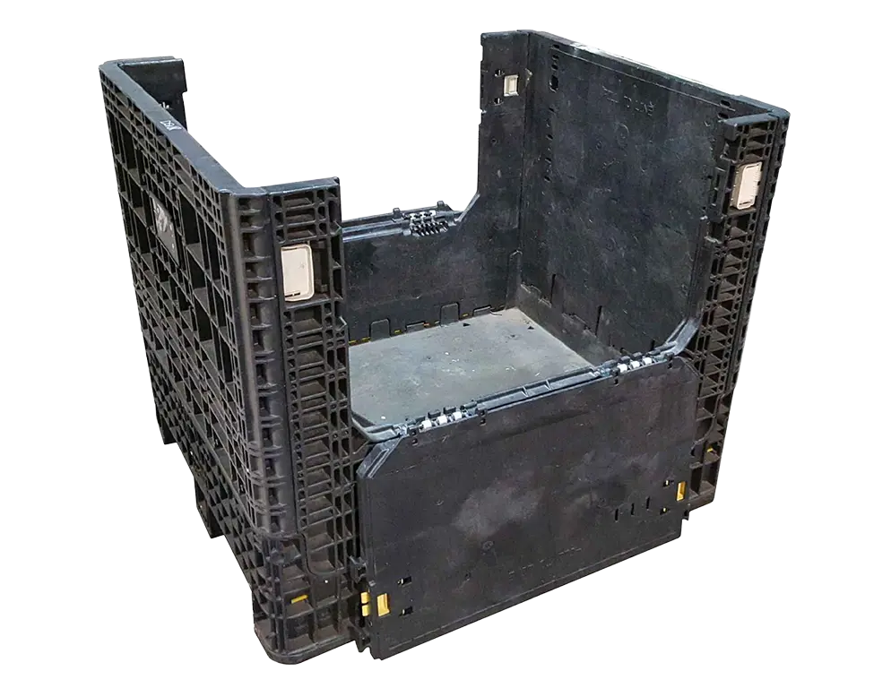 40x48x39 Used Collapsible Bulk Container (2 Doors)