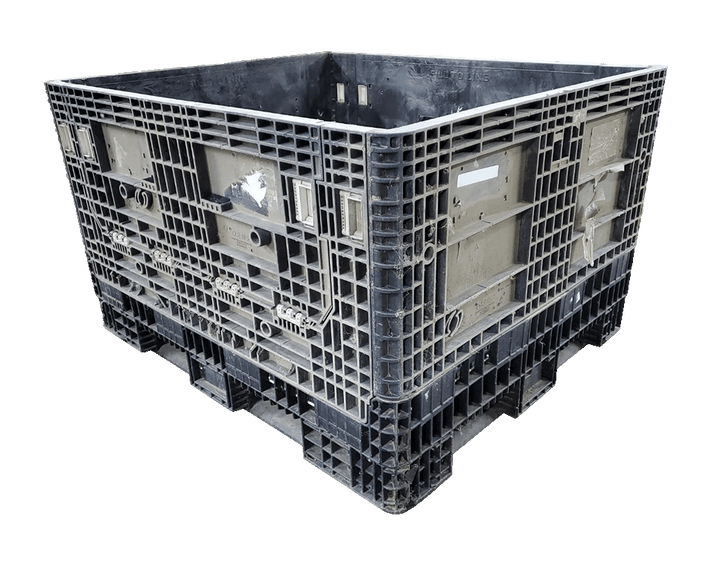 57 x 48 x 34 Used Extended Length Collapsible Bulk Container