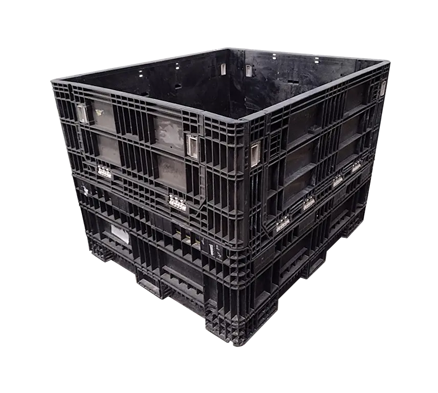 57 x 48 x 42 Used Extended Length Collapsible Bulk Container