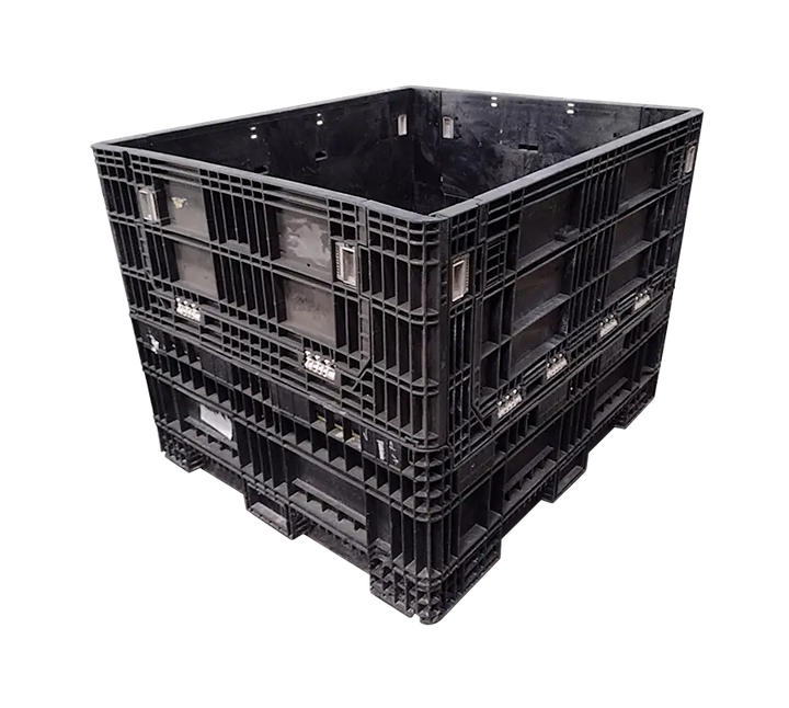 57 x 48 x 42 Used Extended Length Collapsible Bulk Container