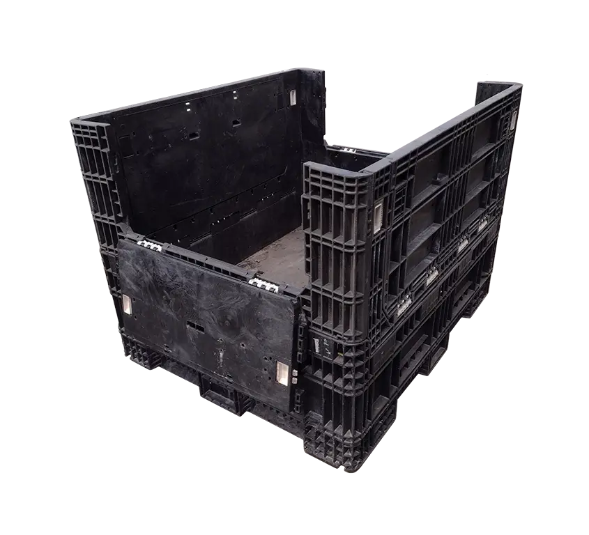 57 x 48 x 42 Used Extended Length Collapsible Bulk Container