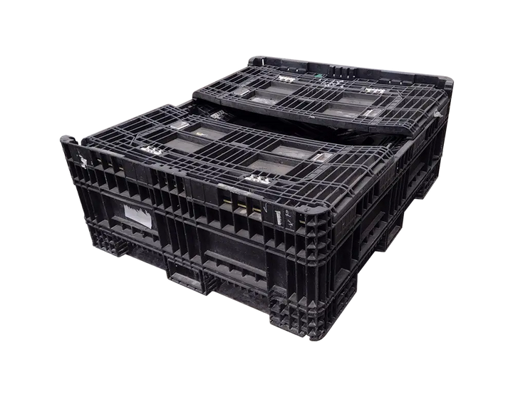 57 x 48 x 42 Used Extended Length Collapsible Bulk Container