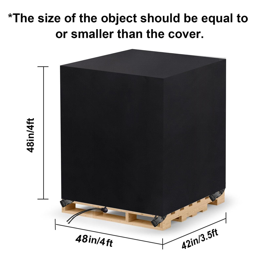 Heavy Duty Waterproof bulk Pallet Covers 48 x 42 x 48''