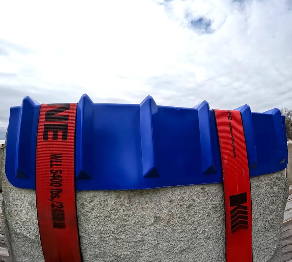 10 Pack Blue Flatbed Edge Protectors - 8" x 8" x 36"