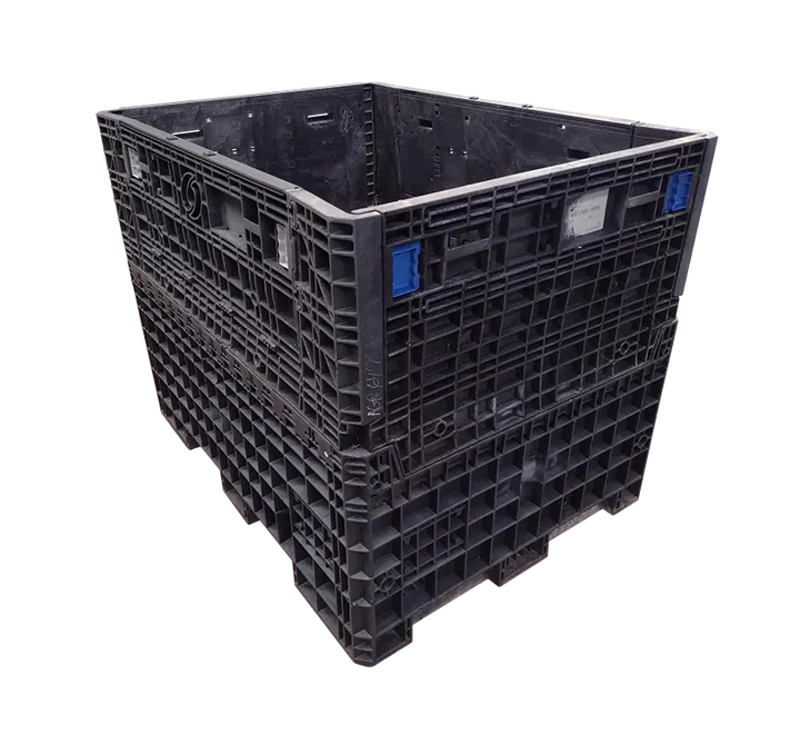 65 x 48 x 50 Used Extended Length Collapsible Bulk Container