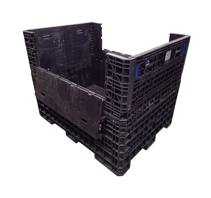 65 x 48 x 50 Used Extended Length Collapsible Bulk Container