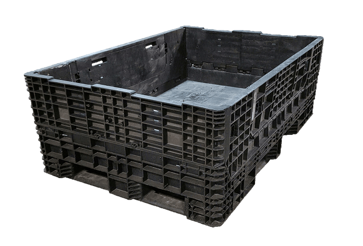 70 x 48 x 25 Used Extended Length Collapsible Bulk Container