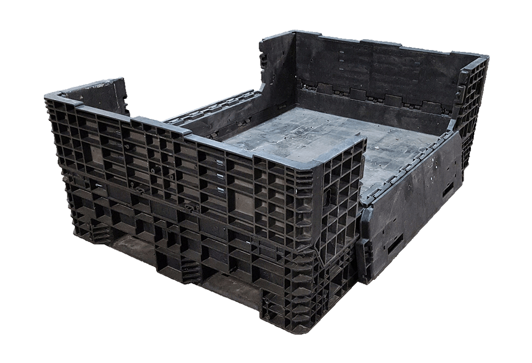 70 x 48 x 25 Used Extended Length Collapsible Bulk Container