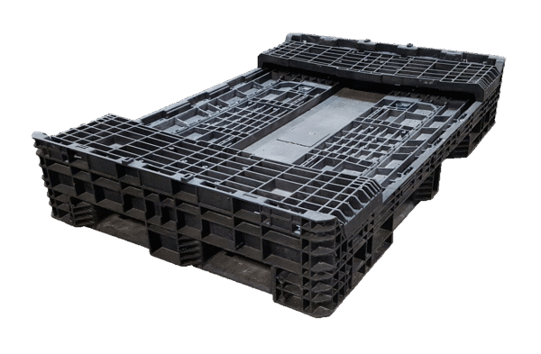 70 x 48 x 25 Used Extended Length Collapsible Bulk Container