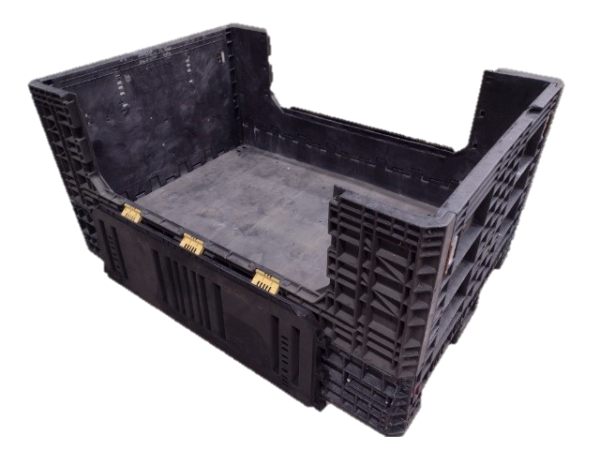 70 x 48 x 34 Used Extended Length Collapsible Bulk Container