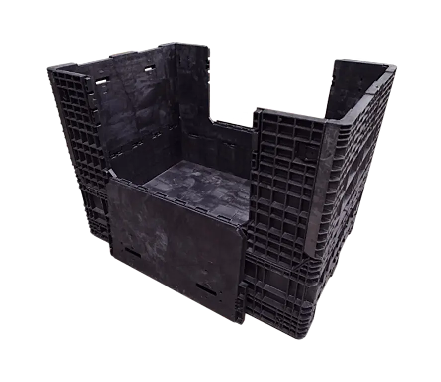 70 x 48 x 50 Used Extended Length Collapsible Bulk Container