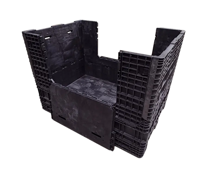 70 x 48 x 50 Used Extended Length Collapsible Bulk Container