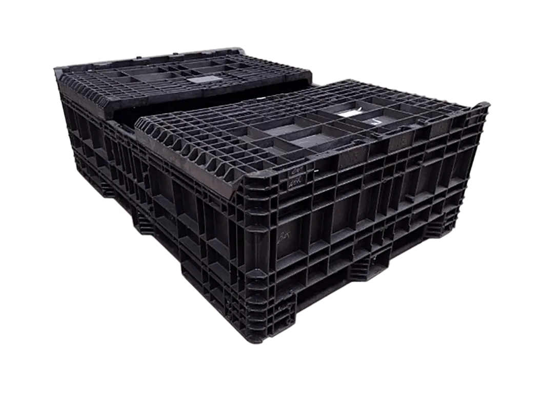 70 x 48 x 50 Used Extended Length Collapsible Bulk Container