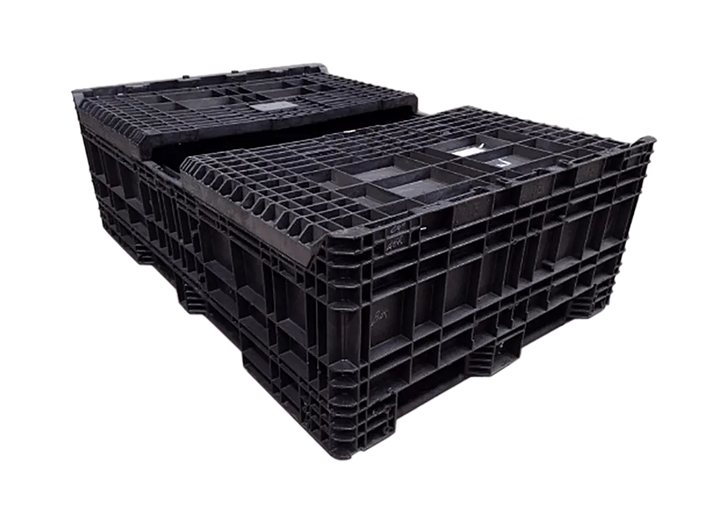 70 x 48 x 50 Used Extended Length Collapsible Bulk Container