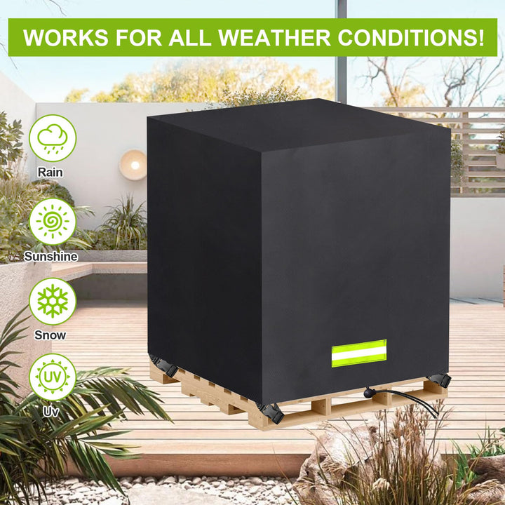 48 x 48 x 60 Pallet Cover - Heavy-Duty, Waterproof