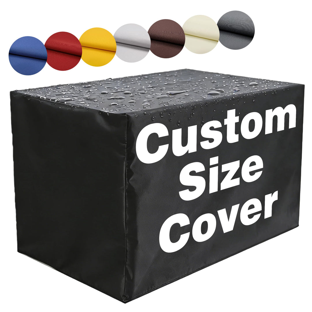 Custom Size Dust Cover, Tailor-made to Measure Heavy Duty 600D Waterproof Storage Cover, Bespoke Odd Shaped Protective Cover Fitted for Printer, Patio Furniture, Equipment, Appliance, Outdoor AC Units