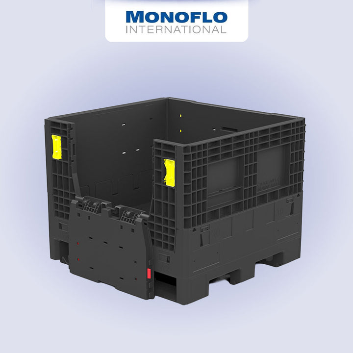 Monoflo 30x32x25 Medium-Duty Collapsible Bulk Container (2 Doors)