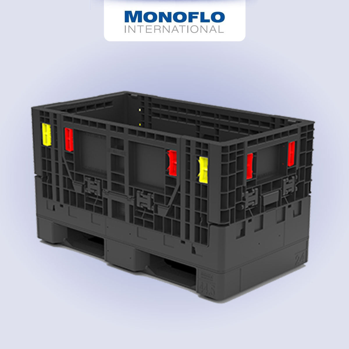 Monoflo 45×24×25 Collapsible Bulk Bin | Half-Size Container for High ...