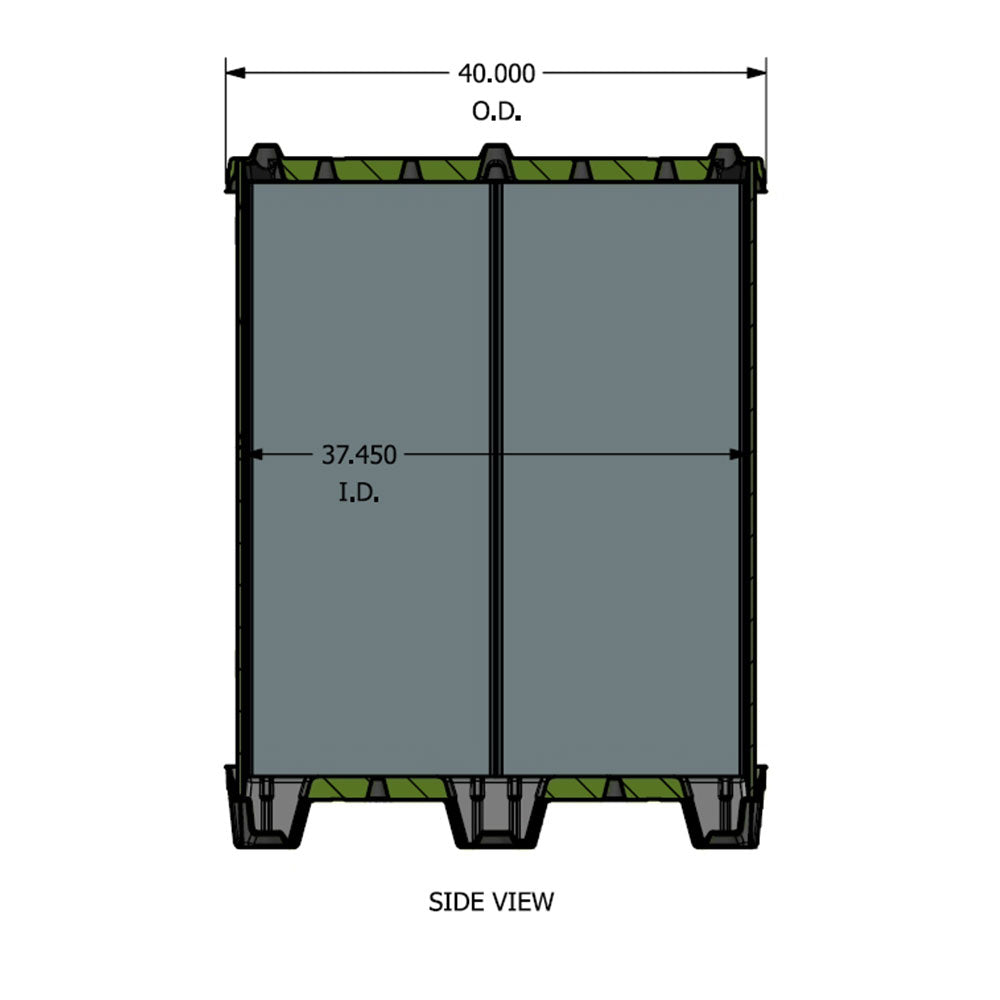 Unit Pack Box Uni-Pak 40x48x45 Collapsible Sleeve Pack Container – Pallets & Bins